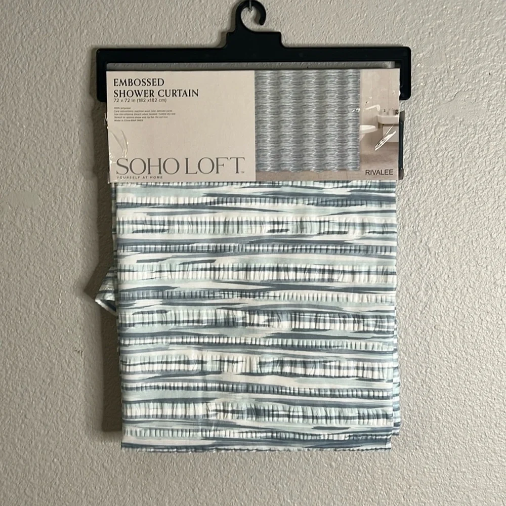 Embossed Shower Curtain - NWT